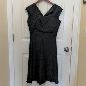 Donna Ricco Fit & Flare Black Dress
